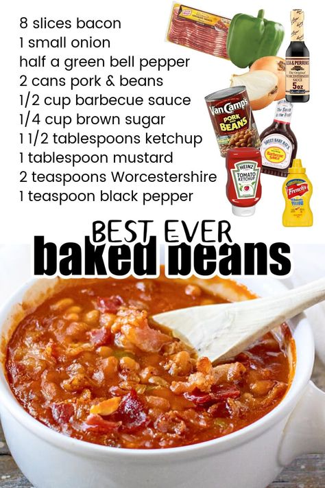 Best Ever Baked Beans, Baked Beans Recipe Crockpot, Crockpot Baked Beans, Pork And Beans Recipe, Homemade Baked Beans Recipe, Beans Recipe Crockpot, Bake Beans, Baked Beans Crock Pot, Magical Fruit