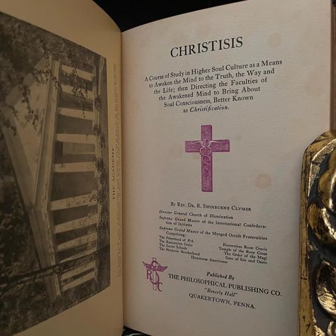 Christis, by Swinburne Clymer 🪐Esoteric Studies | Rare Occult | Rosicrucian Fraternity 🪐Book in great condition. Pages are clean with no writing, highlights, or dog-eared pages. Cover and spine show a few signs of wear, but nothing too bad (see photos for reference). 🪐Free Shipping in US -Hardcover **Dm if Interested** 📝Purchasing at my store helps fund my Academic/Occult studies. Thank you! - a.s. **All orders are packaged with extreme care & precision to prevent any damage during the... Occult Studies, Dog Ear, The Grandmaster, Fraternity, Highlights, Mindfulness, Writing, Signs, Free Shipping