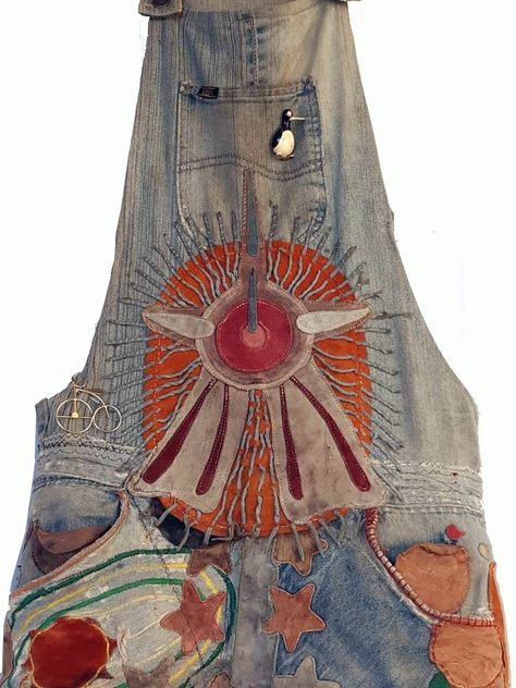 Patchwork Overalls Diy, Altered Overalls, Customized Overalls, Overalls With Patches, Upcycle Overalls, Patchwork Denim Overalls, Denim Patchwork Overalls, Patched Overalls, Upcycled Overalls