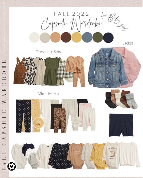 Fall 2022 Baby girl Capsule wardrobe #oneyearold #saskiamyre Follow my shop @SaskiaMyre on the @shop.LTK app to shop this post and get my exclusive app-only content! #liketkit #LTKbaby #LTKkids #LTKSeasonal @shop.ltk https://liketk.it/3Nhkg Baby Girl Capsule Wardrobe, Kids Capsule Wardrobe, Jacket Dress Set, Capsule Wardrobe Checklist, Winter Capsule Wardrobe, Capsule Outfits, Kids Wardrobe, Fall Capsule Wardrobe, Baby Style