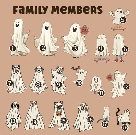 Custom Halloween Family with Pets Sweatshirt, Family Ghost Portrait Shirt, Custom Family Portrait Shirt, Matching Family Halloween Shirts. #family #portrait #custom #halloween #pets #funny #gift #shirt #ghost Ghost Family Tattoo, Ghost Portrait, Halloween Ghost Family, Family Halloween Shirts, Halloween Pets, Ghost Family, Halloween Family, Animal Sweatshirt, Custom Family Portrait