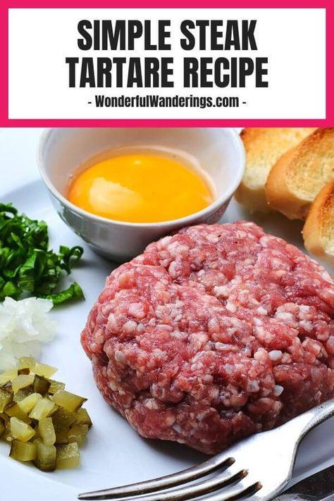 Beef Tartare Recipe, Steak Tartare Recipe, How To Make Steak, Tartare Recipe, Beef Tartare, Steak Tartare, Sliced Steak, Gum Care, Oral Health Care