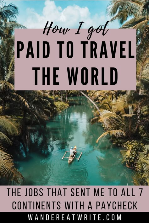 Jobs That Involve Traveling, Travel With No Money, Year Of Travel, How To Travel The World, Travel Jobs For Women, Jobs That Pay You To Travel, How To Get Paid To Travel, How To Travel For Free, Travel Business Ideas