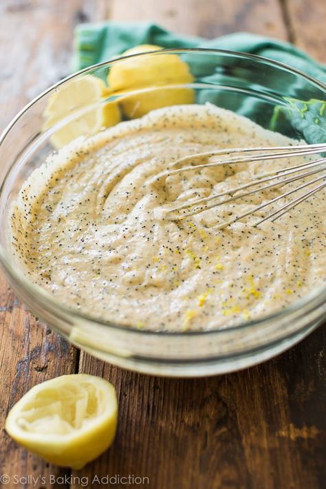 Lemon Poppy Seed Pancakes, Poppy Seed Pancakes, Spring Cooking, Lemon Greek Yogurt, Lemon Poppyseed Pancakes, Spring Breakfast, Make Greek Yogurt, Sallys Baking, Lemon Treats