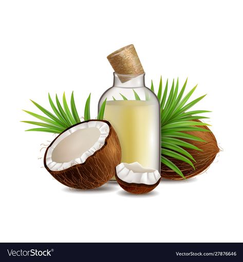 Virgin Coconut Oil Benefits, Food For Hair, Coconut Oil Benefits, Congratulations Images, Oil Image, Organic Hair Oil, Illustration Realistic, Green Backyard, Buddha Art Drawing