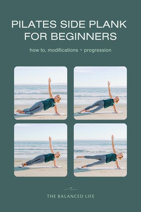 Vlcd Recipes, Side Plank Variations, Side Plank Yoga, Planks For Beginners, Plank Variations, Pilates Benefits, Pilates Routine, Side Plank, Plank Workout