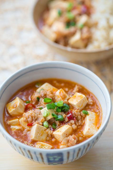 Japanese Tofu Recipes, Mapo Tofu Recipe, Japenese Food, Vegan Japanese, Dim Sum Recipes, Mapo Tofu, Tofu Recipe, Japanese Cooking, Tofu Recipes