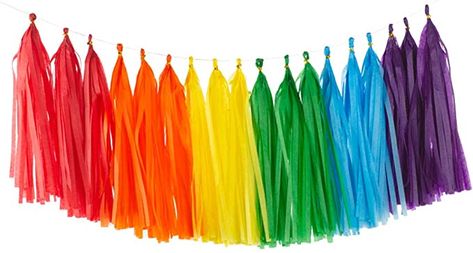 AmazonSmile: We Moment Rainbow Tissue Paper Tassels Multicolor Party Tassel Garland Banner Decorations, DIY Kits,30 PCS Party Tassel Garland, Rainbow Tassel Garland, Tassel Banner, Paper Tassels, Tissue Paper Tassel Garland, Money Box Wedding, Tissue Paper Tassel, Rustic Flower Girls, Tassel Garland