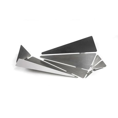 Eeaab3bfc462e18132551a5f9d8160fe_medium Lamp Origami, Sheet Metal Design, Metal Origami, Metal Sheet Design, Metal Bending, Metal Furniture Design, Origami Design, Composition Design, Metal Sheet