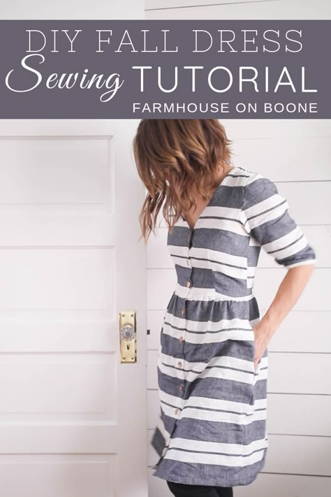 DIY dress for fall sewing tutorial megan nielsen darling ranges dress Diy Maxi Dress Easy Free Pattern, Diy A Line Dress, Mommy And Me Sewing Patterns, Sewing Dress Patterns Free, Simple Dress Pattern Free, Free Dress Pattern, Curtain Dress, Robe Diy, Diy Mommy