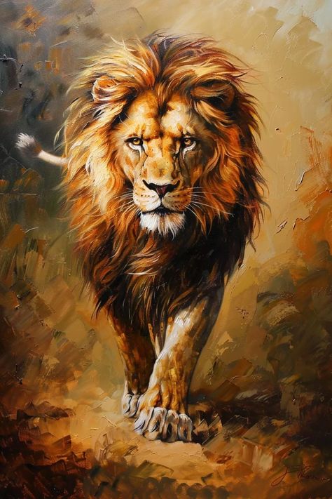 Angelika - User on NightCafe Creator - NightCafe Creator Leo Art Drawing, Lion Pictures Art, Lion Painting Easy, Lion Art Painting, Lion Painting Acrylic, Abstract Animal Painting, Art Pencil Set, Lion Canvas Painting, Asiatic Lion