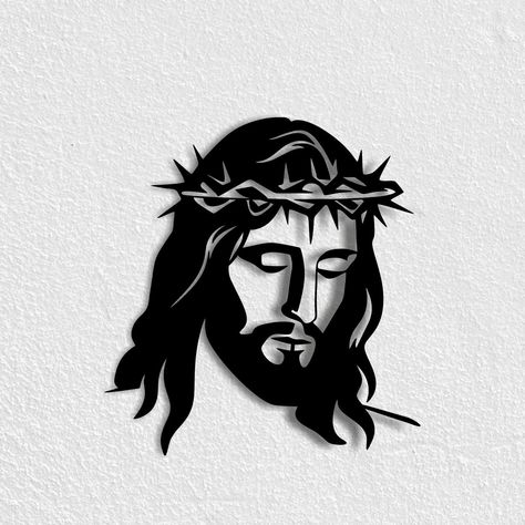 Buy Jesus Metal Sign, Cross Metal Sign, Metal Wall Art, Living Room Decoration, Gift Sign Online in India - Etsy Metal Wall Art Living Room, Cross Tattoos For Women, Jesus Drawings, Prayer Wall, Custom Metal Signs, Magnetic Wall, Finishing Powder, Christian Svg, Cross Tattoo