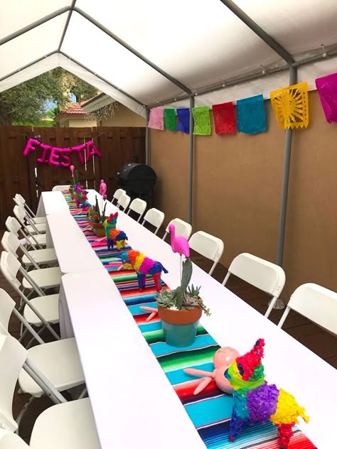 Flamingo First Birthday, First Birthday Fiesta, Mexican Fiesta Birthday Party, Mexican Theme Party Decorations, Mexican Baby Shower, Mexican Birthday Parties, Birthday Fiesta, Mexican Party Decorations, Fiesta Bridal Shower