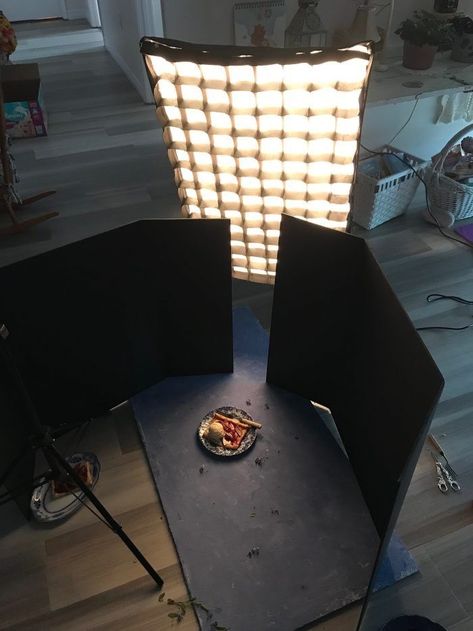 Food Photography Lighting Setup, Food Photography Studio, Food Photography Lighting, Food Photography Composition, Photography Studio Setup, Photography Set Up, Food Photography Background, Photography Lighting Setup, Food Photography Tutorial