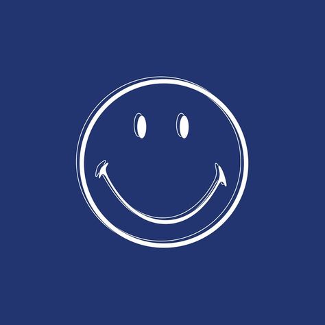 Time for some blues. #Smiley Blue Smiley Face Wallpaper Aesthetic, Blue Preppy Smiley Face, Preppy Smiley Face Wallpaper, Preppy Desktop Wallpaper, Preppy Desktop, Preppy Smiley Face, Smiley Face Wallpaper, Face Wallpaper, Blue Preppy