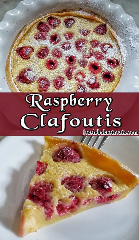 Raspberry Clafoutis, Berry Clafoutis Recipes, Clafoutis Recipe, Raspberry Clafoutis Recipe, Raspberry Almond Clafoutis, Clafoutis Recipe Apple, Raspberry Ricotta Breakfast Cake, Clafoutis Recipes, Gourmet Breakfast