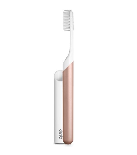 Quip Copper Metal Electric Toothbrush Quip Toothbrush, Best Travel Gadgets, Security Gadgets, Canker Sore, Physical Appearance, Teeth Health, Oral Care Routine, Travel Gadgets, Making Life Easier