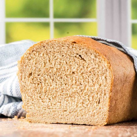 Whole Wheat Sandwich Bread Recipe, Wheat Sandwich Bread Recipe, Whole Wheat Sandwich Bread, Wheat Sandwich Bread, Sandwich Bread Recipe, Honey Wheat Bread, Joy Of Baking, Multi Grain Bread, Wheat Bread Recipe