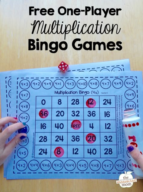 Multiplication Bingo, Multiplication Game, Teaching Multiplication, Multiplication Games, Math Intervention, Math Multiplication, Fact Fluency, Third Grade Math, Multiplication Facts