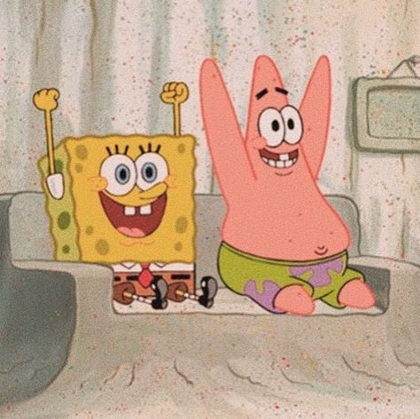 Patrick Wallpaper Aesthetic, Spongebob And Patrick Wallpaper, Patrick Wallpaper, Disney Duos, Spongebob And Patrick, Aluminum Can Crafts, Spongebob Patrick, Spongebob Wallpaper, Spongebob Funny