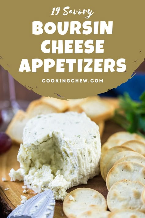 Boursin Cheese Toppings, What To Make With Boursin Cheese, Boursin Cream Cheese Puff Pastry, How To Serve Boursin Cheese, What To Do With Boursin Cheese, Bursin Cheese, Boursin Cream Cheese Puff Pastry Appetizer, Charcuterie Board With Boursin Cheese, Salami Boursin Cheese Roll Ups