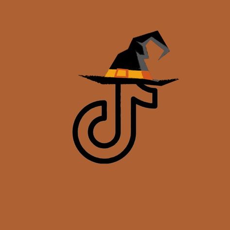 Halloween Tiktok Icon, App Icon Tiktok, App Icon Halloween, Icon Halloween, Autumn Phone Wallpaper, Halloween Layout, Orange Icons:), Iphone Art, App Pictures