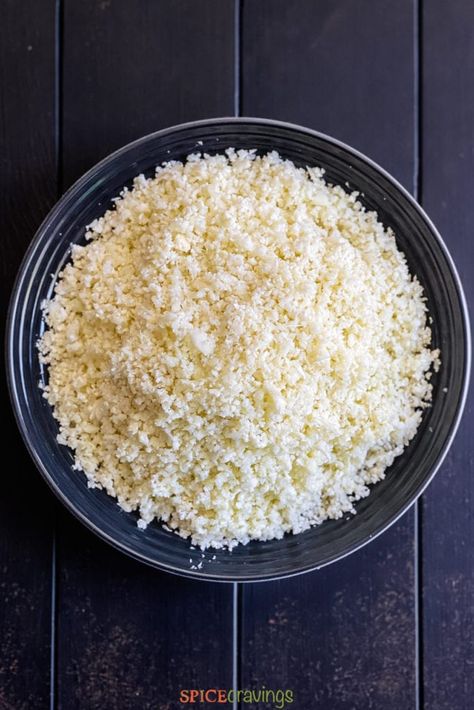 Making Cauliflower Rice, Make Cauliflower Rice, Rice Alternatives, Vegan Cauliflower Recipes, How To Make Cauliflower, Cauli Rice, Frozen Cauliflower Rice, Cauliflower Rice Recipes, Vegan Cauliflower