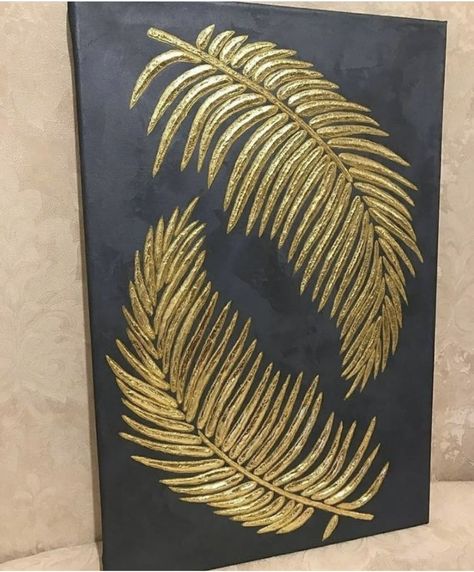 Beach Canvas Paintings, Canvas Art For Sale, Canvas Painting For Beginners, Gold Art Painting, Sky Art Painting, Christmas Paintings On Canvas, Gold Painting, Gold Leaf Art, Soyut Sanat Tabloları