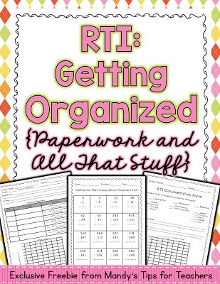 Rti Interventions Elementary, Rti Interventions, Math Rti, Response To Intervention, Tips For Teachers, Math Intervention, Pediatric Therapy, Teacher Binder, Progress Monitoring