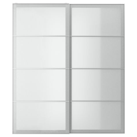 SVARTISDAL Pair of sliding doors, white paper effect - IKEA Armoire Pax, Paper Effect, Pax System, Wardrobe Systems, Modular Wardrobes, Ikea Website, Pax Wardrobe, Door Fittings, Ikea Pax