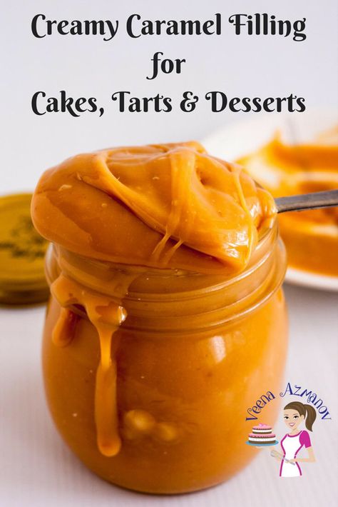 Fillings For Cupcakes Recipes, Filling For Cupcakes Recipes, Caramel Filling For Chocolates, Cupcake Fillings Recipes, Thick Caramel Filling, Chocolate Cake With Caramel Filling, Cake Filling Recipes Easy, Fillings For Cakes, Caramels Homemade