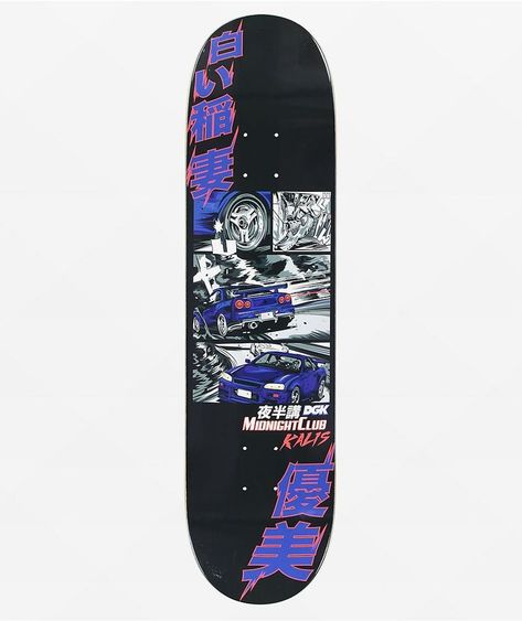 Josh Kalis, The Midnight Club, Dangerous Sports, Deck Features, Midnight Club, Skateboard Art Design, Skate 3, Skateboard Trucks, Skateboard Bearings