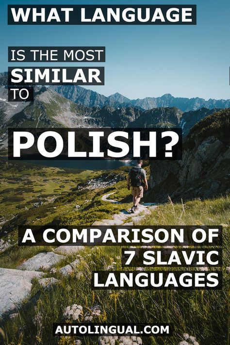 Polish is a West Slavic language related to Czech, Slovak and a lot of other Slavic languages. But what language is closer to Polish? In this article, I'll look at 7 different Slavic languages in order to try and decide. Polyglot Tips, Slavic Languages, Newsletter Template Free, Foreign Language Teaching, Study Spanish, Polish Language, Learning Tips, Teaching Time, Root Words