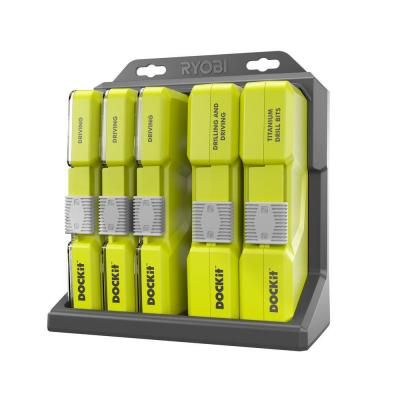 RYOBI DOCKit Accessory Storage System Ryobi Link, Garage Hacks, Ryobi Tools, Power Tool Storage, Accessory Storage, Work Space Organization, Dewalt Power Tools, Accent Storage, Accessories To Make