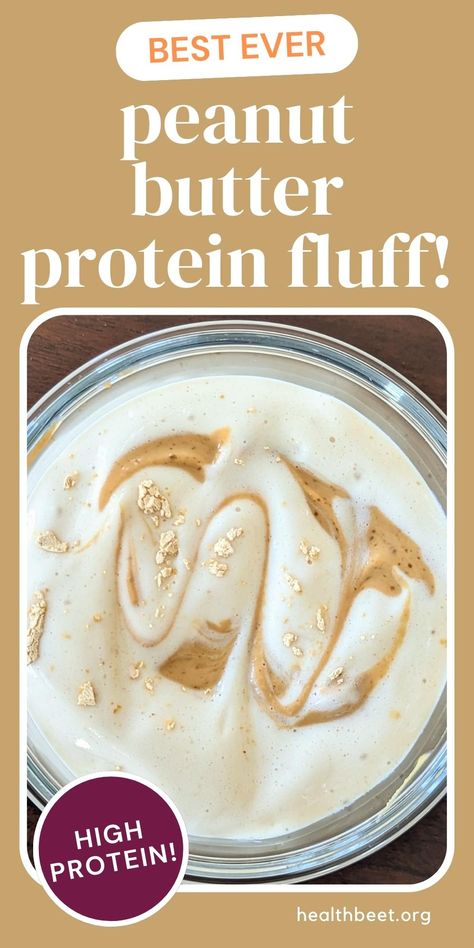 Protein Fluff Recipe Low Calorie, Peanut Butter Protein Fluff, High Volume Protein Fluff, Protein Marshmallow Fluff, High Protein Fluff, Protein Fluff Recipe Cool Whip, Protein Fluff Recipe, Low Calorie Protein Shake, Protein Puddings