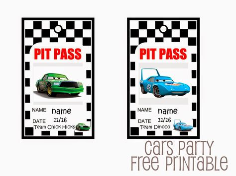 Free printable Cars Party Printables, Planes Party, Cars Birthday Invitations, Boss Birthday, Hot Wheels Birthday, Car Birthday Theme, Cars Theme Birthday Party, Cars Party, Birthday Week