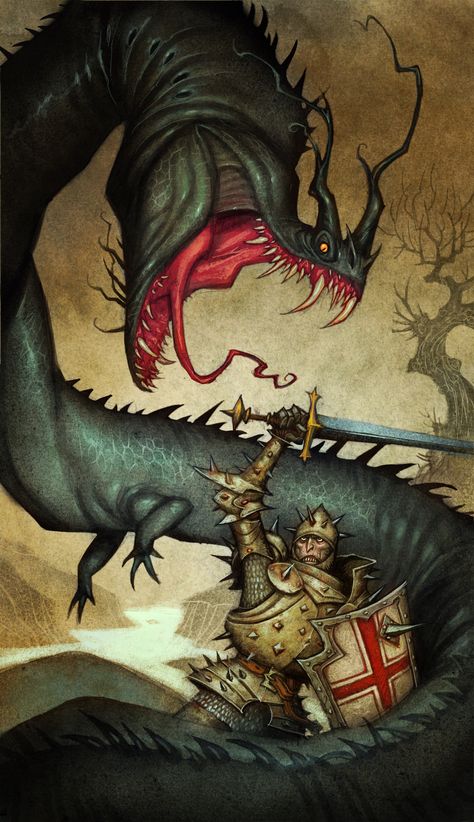 Johan Egerkrans, Fantasy Monster, Fantasy Dragon, High Fantasy, Dark Ages, Fantasy Inspiration, Medieval Fantasy, Fantasy Artwork, Creature Design