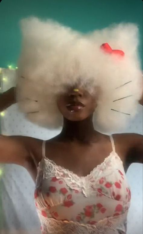 Charmmy Kitty, Oh My Goddess, Fantasias Halloween, Fluffy Hair, Amazing Cosplay, Hair Reference, Cute Cosplay, Oui Oui, Afro Hairstyles