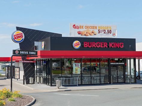 Today, Burger King is launching multiple initiatives to compete in the latest… Dunkin' Donuts, Bag Of Cash, Restaurant Exterior Design, Mcdonald's Restaurant, Restaurant Exterior, Burger Places, Tax Day, Burger Restaurant, Food Wars