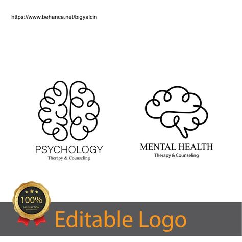 This psychology logo design is now on my Etsy shop🌿 #etsylove #etsydigital #etsyshop #etsyfinds #etsydigitaldownloads #etsylover #etsydigitalartprint #etsybusiness #etsyfind #etsylogodesigner #etsytemplates #etsysellers #etsystore #psychotherapist #psychological #psychology #psychologystudent #psychologist #psychologie #psychological #psychological #logofolio #logodesigner #logomaker #logomarca #logotype #logo #logomark #psychologylogo #logodesigns #logotasarımı #logotasarim Psychology Logo Design, Counseling Logo, Brain Psychology, Psychology Logo, Brain Graphic, Brain Logo, Logo Package, Type Logo, Deep Thinking