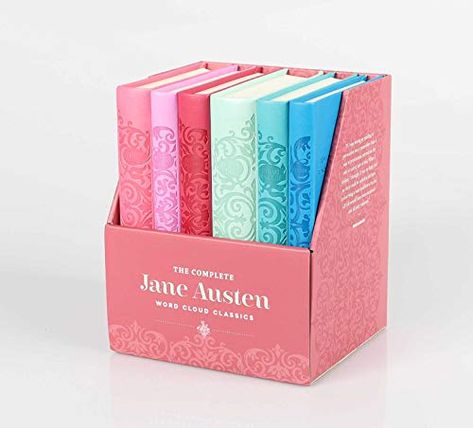 Jane Austen Boxed Set (Word Cloud Classics): Austen Jane The Paper Magician, Canterbury Classics, Regency Romance Books, Pride And Prejudice Book, Box Set Books, Jane Austen Novels, Jane Austen Books, Emily Bronte, Wuthering Heights