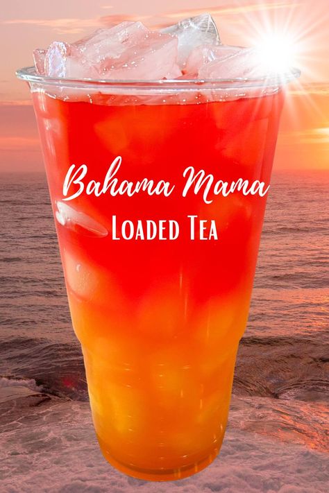 Bahama Mama loaded tea, recipe from Silver Lining Lessons Loaded Tea Recipes Waka Tea, Loaded Tea Recipes Diy With 4c, Limeade Drinks, Flavored Water Drinks, Pineapple Tea, Watermelon Wreath, Tea Recipes Diy, Energy Tea Recipes, Flavored Water Recipes