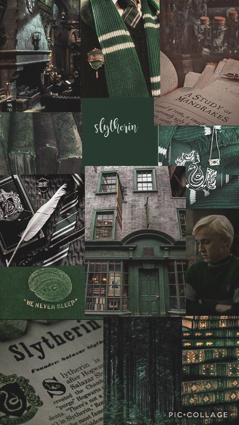 Slytherin Aesthetic Wallpaper Collage, Slytherin Wallpaper Collage, Harry Potter Aesthetic Wallpaper Slytherin, Harry Potter Draco Malfoy Wallpaper, Slytherin Wallpaper Backgrounds, Harry Potter Slytherin Wallpapers, Slytherin Wallpaper Iphone, Harry Potter Slytherin Aesthetic, Slytherin Wallpaper Aesthetic