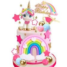 Rainbow Cake Decorations, Diy Cake Decorating Birthday, Unicorn Rainbow Cake, Rainbow Cake Decoration, Unicorn Cake Decorations, Birthday Cake Decorations, Rainbow Unicorn Cake, Diy Birthday Cake, Rainbow Diy