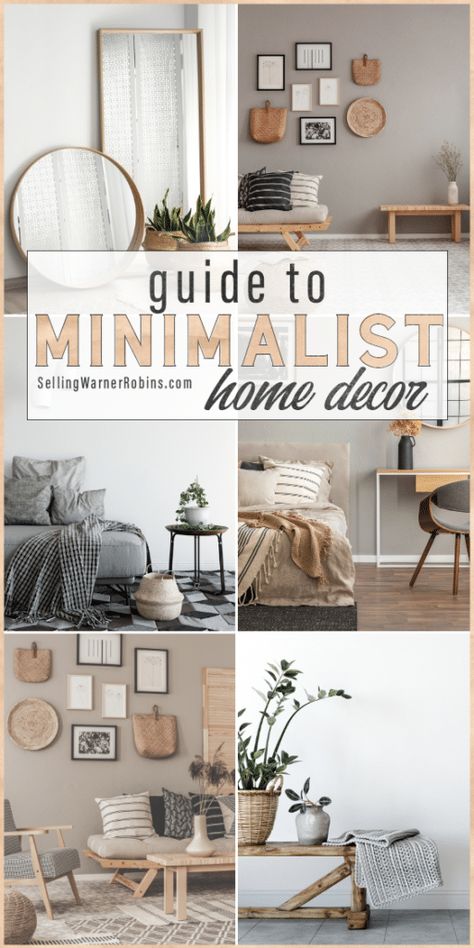 13 Minimalist Decor Ideas to Make Your Home Look Elegant Minimalist Living Room Ideas Minimalism, Simple Decor Living Room, Personal Home Decor, Natural Look Bedroom Ideas, Home Decor Ideas Minimalist Living Rooms, Home Decor Inspiration Minimalist, Minimalist Style Home Decor, Small Apartment Living Minimalist, Decorating Minimalist Style