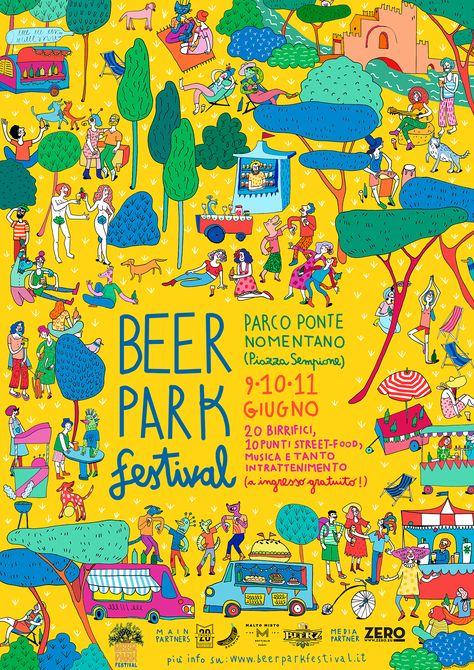 Bike Festival Poster, City Festival Poster, School Festival Poster, Street Festival Poster, Food Festival Illustration, Music Festival Poster Illustration, Poster Food Festival, Family Festival Poster, Festival Illustration Art