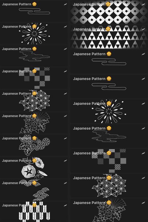 FREE Japanese pattern brushes for procreate by Attki | BrushDownloads | Free Download Procreate Brushes ✔ Procreate Tattoo Brushes Free, Procreate Brushes Free Download, Procreate Brushes Download, Manifesto Design, Free Procreate Brushes, Procreate Tutorials, Brush Tattoo, Skin Paint, Brushes Procreate