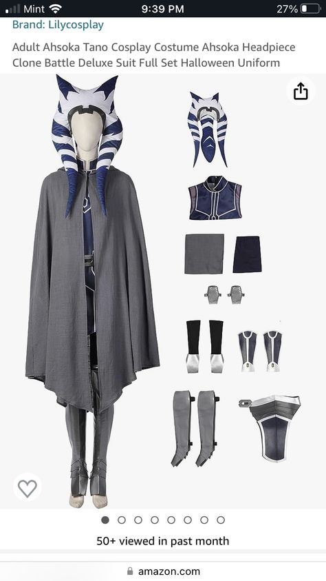 Ashoka Costume, Ahsoka Costume, Cape Pattern, Star Wars Costumes, Cos Play, Costumes Ideas, Kids Costumes, Costume Ideas, Cape