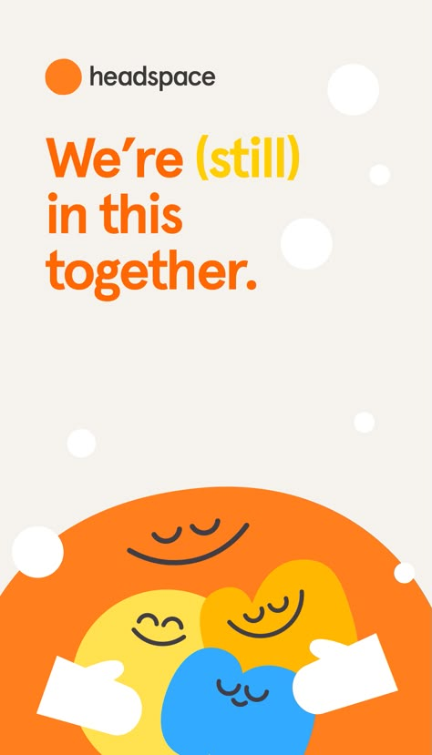 Celebrating a Season of Inner Peace with Headspace Caring Illustration, Mindfulness Illustrations, Headspace App, Care Illustration, Telephone Vintage, Simple Character, 카드 디자인, Health Design, Unique Fonts