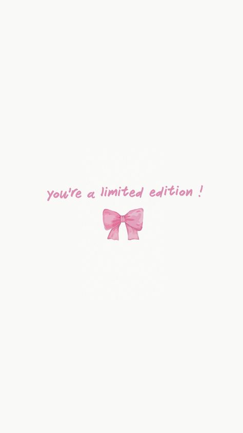 #wallpaper Coquette Lockscreen, Bow Quotes, Pink Motivation, Pink Ribbon Wallpaper, Feminine Wallpaper, Motivation Inspiration Quotes, Sketchbook Inspo, Bow Wallpaper, Calligraphy Words